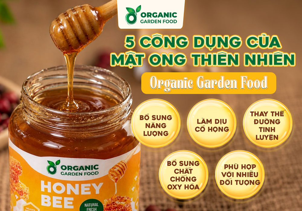 5 công dụng của mật ong