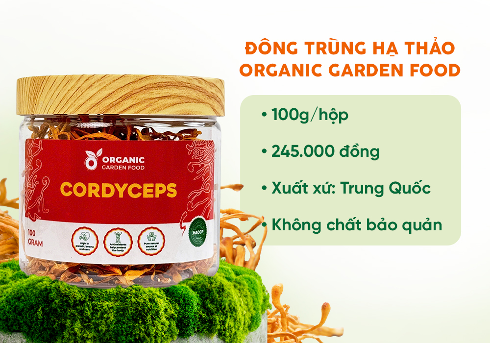 Đông Trùng Hạ Thảo Organic Garden Food - Ảnh 3