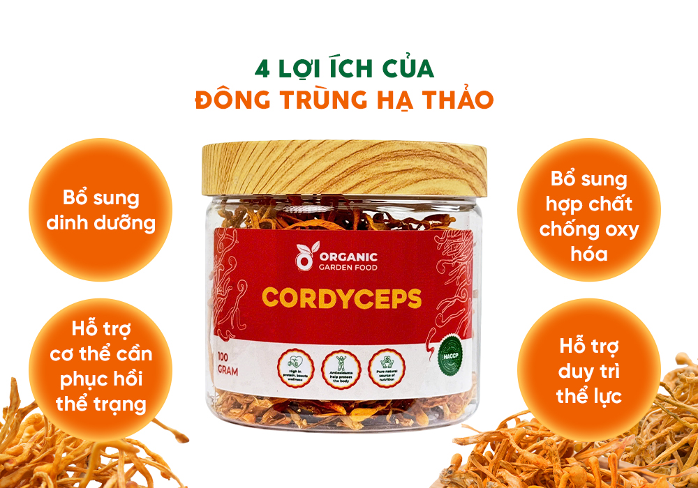 Đông Trùng Hạ Thảo Organic Garden Food - Ảnh 6