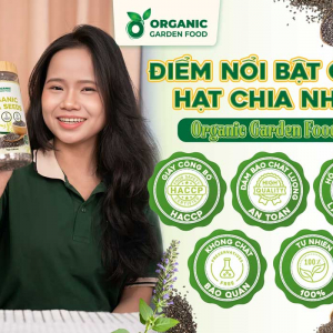 Hạt Chia Ấn Độ Organic Garden Food - thực phẩm giàu Omega-3 và chất xơ - Ảnh 8